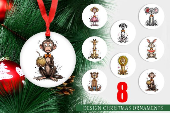 Animal Summer Characters Ornament PNG Review for Real Projects