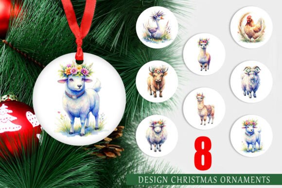 Boho Highland Cow Animal Ornament PNG Review for Real Projects
