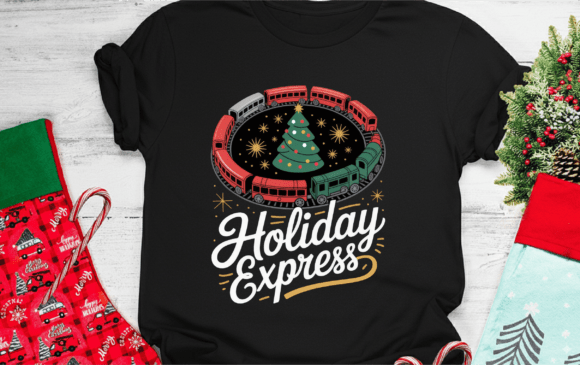 Holiday Express Illustrations: A Versatile Design Asset for Seasonal Branding