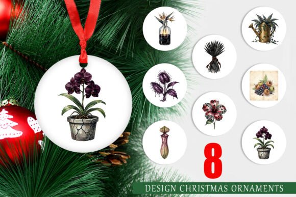 Sinister Tropical Goth Botany Ornament Review for Digital Sellers
