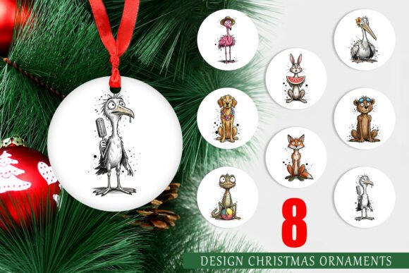 Summer Sketch Character Digital Ornament Review for Real Projects