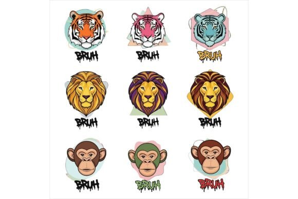 Vibrant Animal Street Art Logo: A Bold Illustration for Local Business Branding
