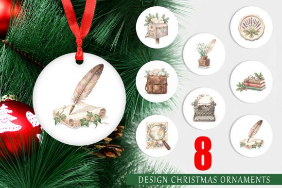 Victorian Post Watercolor Ornament PNG Review for Real Crafting