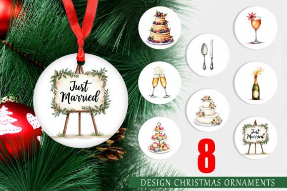 Vintage Botanical Wedding Ornament: A Timeless Illustration for Editorial and Web Design