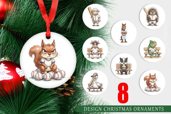 Watercolor Baseball Animal Ornament Review for Real Projects